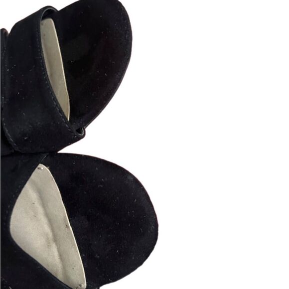 Velvet retro style pumps BLACK SIZE 11 - Picture 8 of 8